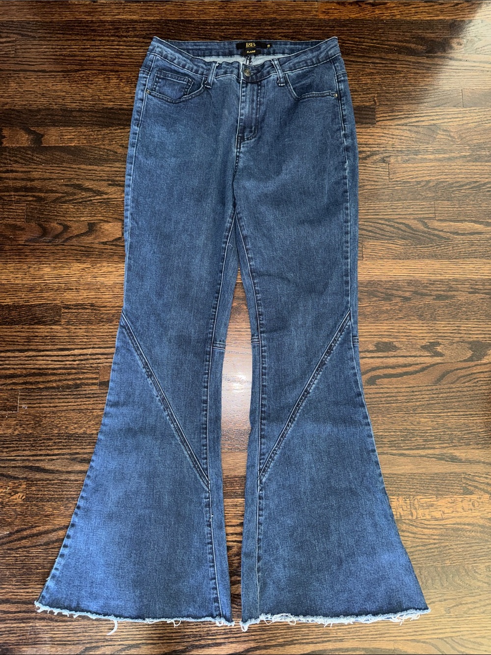 L&B Lucky & Blessed Flare Jeans size 8 Western